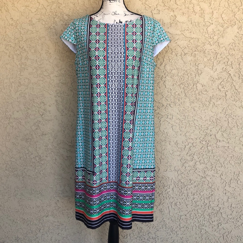 Cato Multi-Colored Sheath Dress size Large